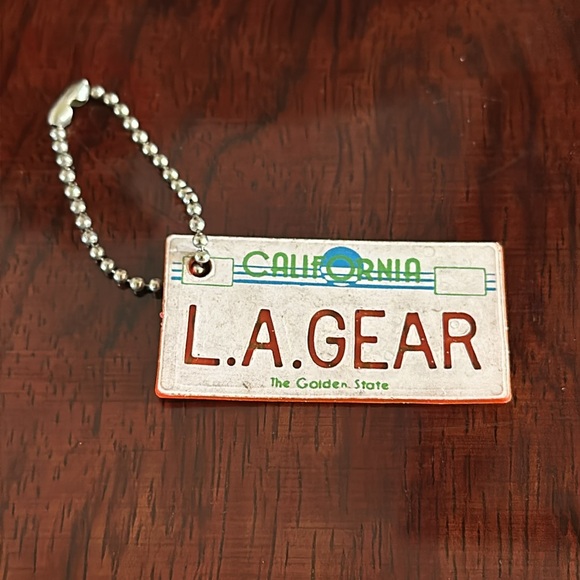 L.A. Gear *Vintage* California License Plate Keychains, Set of 2 - Picture 3 of 7